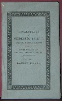 Dalberg Károly Thodor: Visgálódások a' mindenség felett