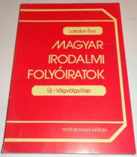 Lakatos Éva: Magyar irodalmi folyóiratok. Új-Vágvölgyi lap