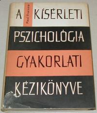 Fraisse Paul: A kisérleti pszichológia gyakorlati kézikönyve