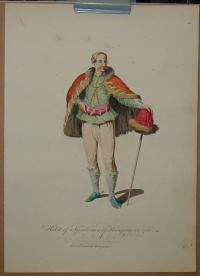 Habit of a Gentleman of Hungary , in 1700