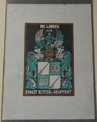 Kunst Adolf: Ex libris Ernst Ritter v Seuffert