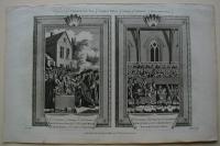 Thorton William: The Ceremony of Laying the First Stone of Black Friars Bridge. The Ceremony of Performing the Champion's Challenge, at the Coronation in Wetminster Hall