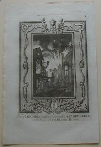 Thorton William: Part of London , as it appeared during the dreadful Fire, in the reign of Charles the II.d 1666