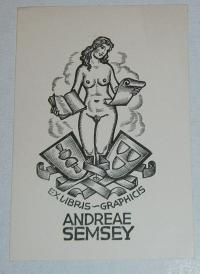 Drahos István: Ex libris graphicis Andreae Semsey