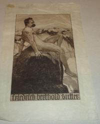 Soder, Alfred: Ex libris Friedrich Berthold Sutter