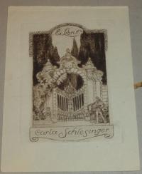 Hesshaimer, Ludwig: Ex libris Carla Schlesinger