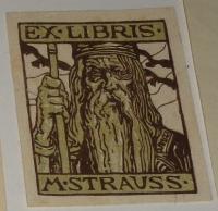 Pankok, Bernhard: Ex libris M. Strauss