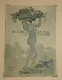 Gaigher, Horatio 1870-1938: Ex libris Dr. Max Kuntze