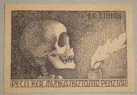 Ex libris Pécsi ker. Munkásbiztosító Pénztár