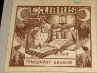 Radnainé Bauer Erzsébet (1897-1976): Ex libris Temesváry Sándor