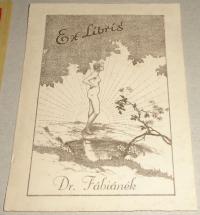 Ex libris Dr. Fábiánék. Akt