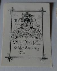 Alb. Anklam Bücher-Sammlung